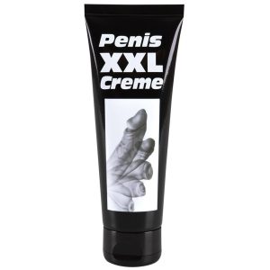 Burk med Penis XXL-Creme, en massagekräm som ökar blodflödet i penis för en fylligare känsla