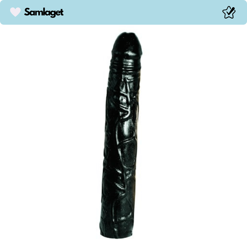 You2Toys Mr Big Softy Dildo, 29 cm, i svart färg. Realistisk design med ådror och detaljerad ollon. Tillverkad i mjukt och flexibelt material.