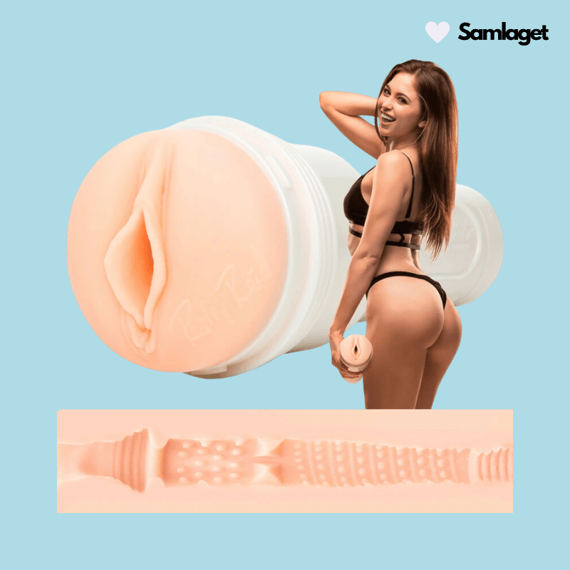 Fleshlight Girls Riley Reid Utopia, realistisk masturbator med ljus design och avancerad inre textur för maximal stimulering.