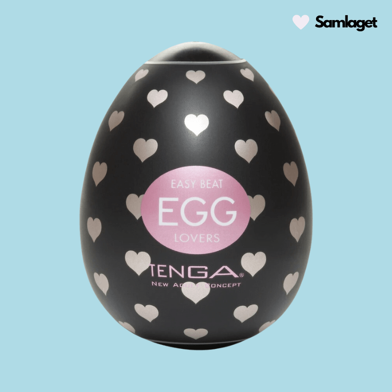 TENGA Egg Lovers Heart Masturbator med hjärtmönster för diskret och bärbar njutning