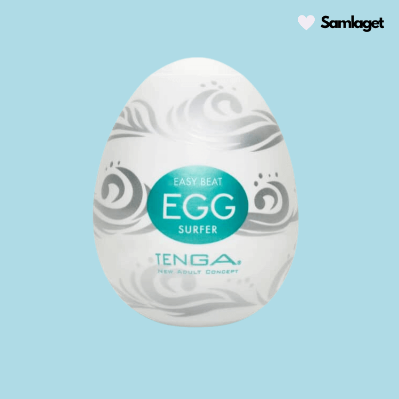 Tenga Easy Beat Egg Surfer, en kompakt onaniprodukt för män med mjukt, stretchigt material för anpassad stimulans.